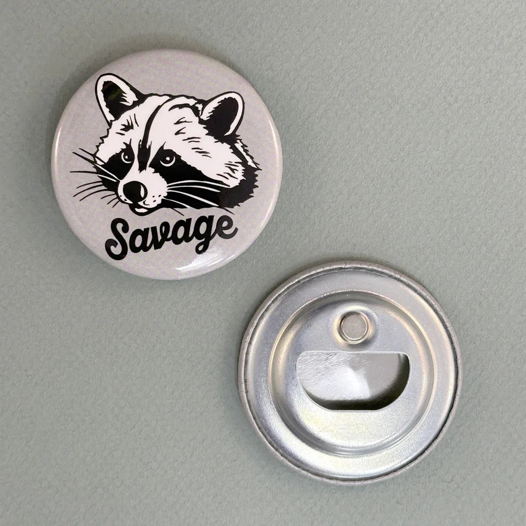 Raccoon Bottle Opener - Durable Metal Wildlife Themed Kitchen Gadget Accessory - Counter Couture
