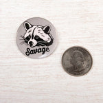 Raccoon Button Pin - 1.25" - Counter Couture
