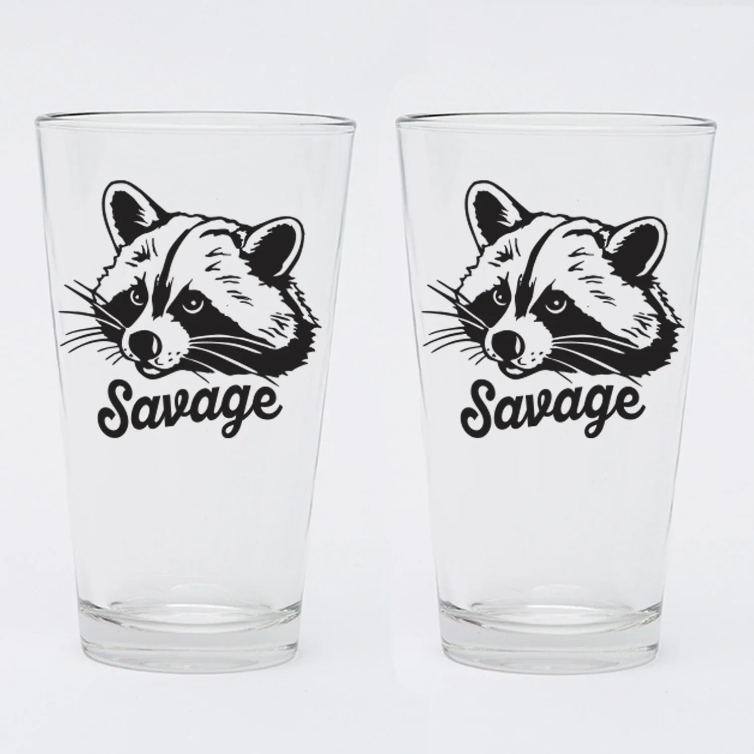 Raccoon Pint Glass - Dishwasher-Safe - Counter Couture