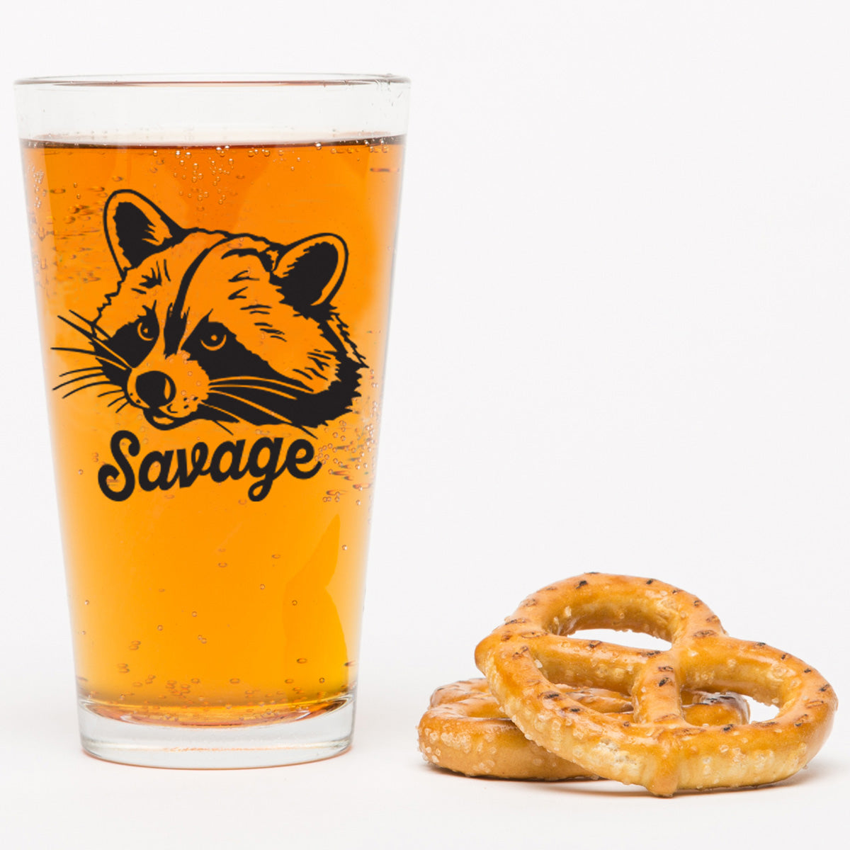 Raccoon Pint Glass - Dishwasher-Safe