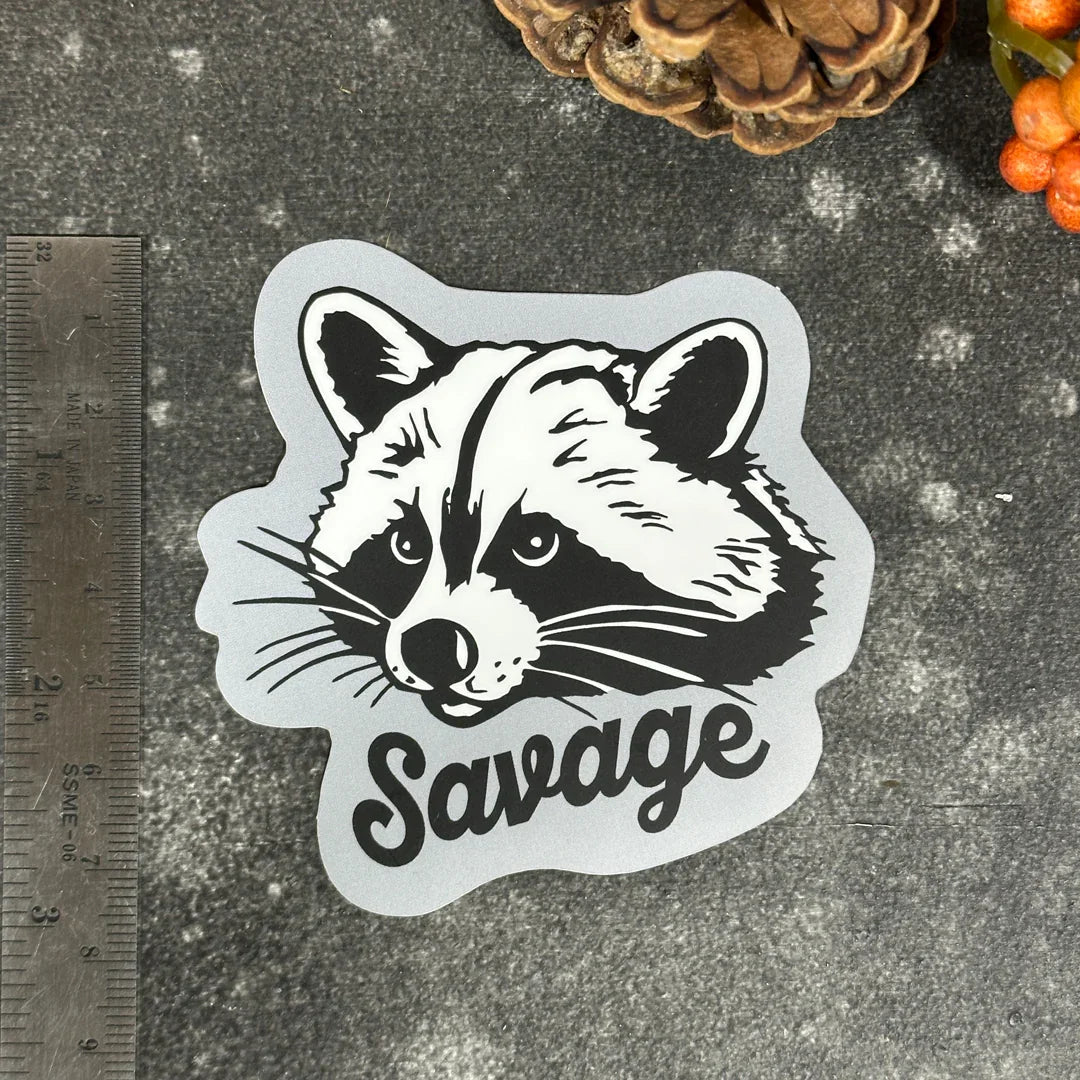 Raccoon Sticker - Waterproof Vinyl Decal | Cute Wildlife Art for Outdoors - Counter Couture