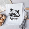 Funny Raccoon Tea Towel