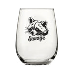 Raccoon Stemless Wine Glasses - Counter Couture