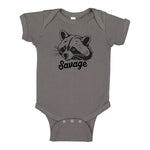 Raccoon Baby Bodysuit - Eco-Friendly, Hand-Drawn - Counter Couture