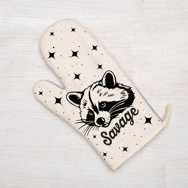 Raccoon Oven Mitt