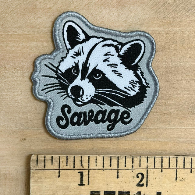 Raccoon Iron-On Patch