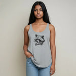 Raccoon Women's Tank Top - Eco-Friendly and Made in the USA - Counter Couture