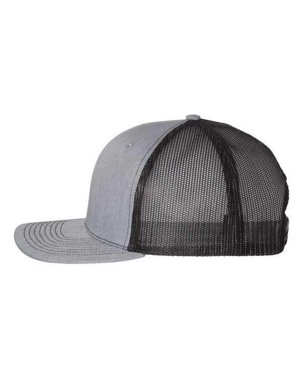 Midnight Mountain Range Woven Patch Hat – Richardson 112 Trucker Cap
