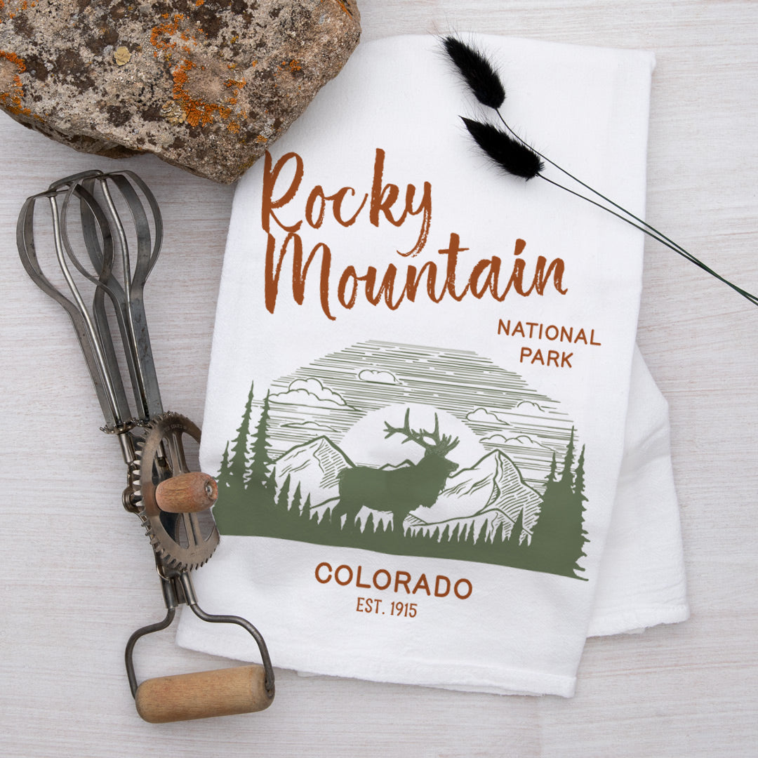 Rocky Mountain Flour Sack Towel - Counter Couture