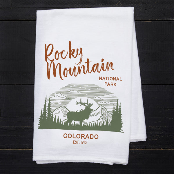 Rocky Mountain Flour Sack Towel