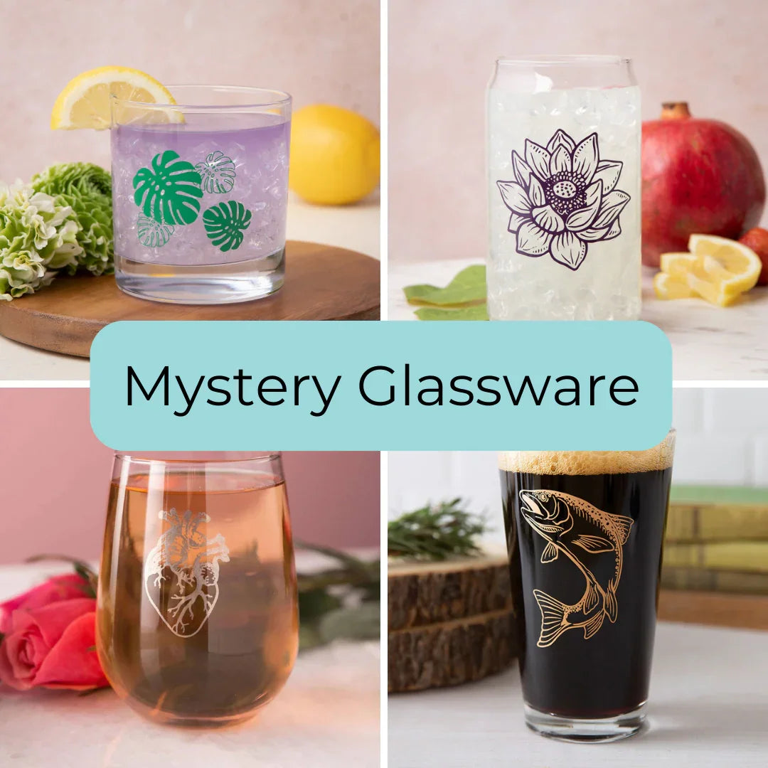 Mystery Box Glassware Set of Four - Counter Couture