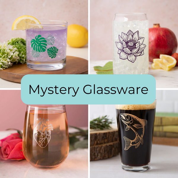 Mystery Box Glassware Set of Four