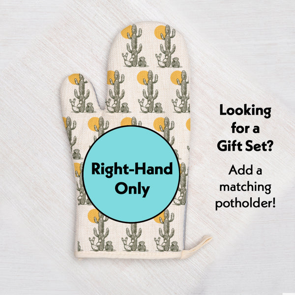 Saguaro Oven Mitt - Heat Resistant Up to 500°F, Unique Kitchen Gift from Counter Couture