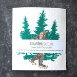 Sasquatch Swedish Dish Cloth - Eco-Friendly & Biodegradable - Counter Couture