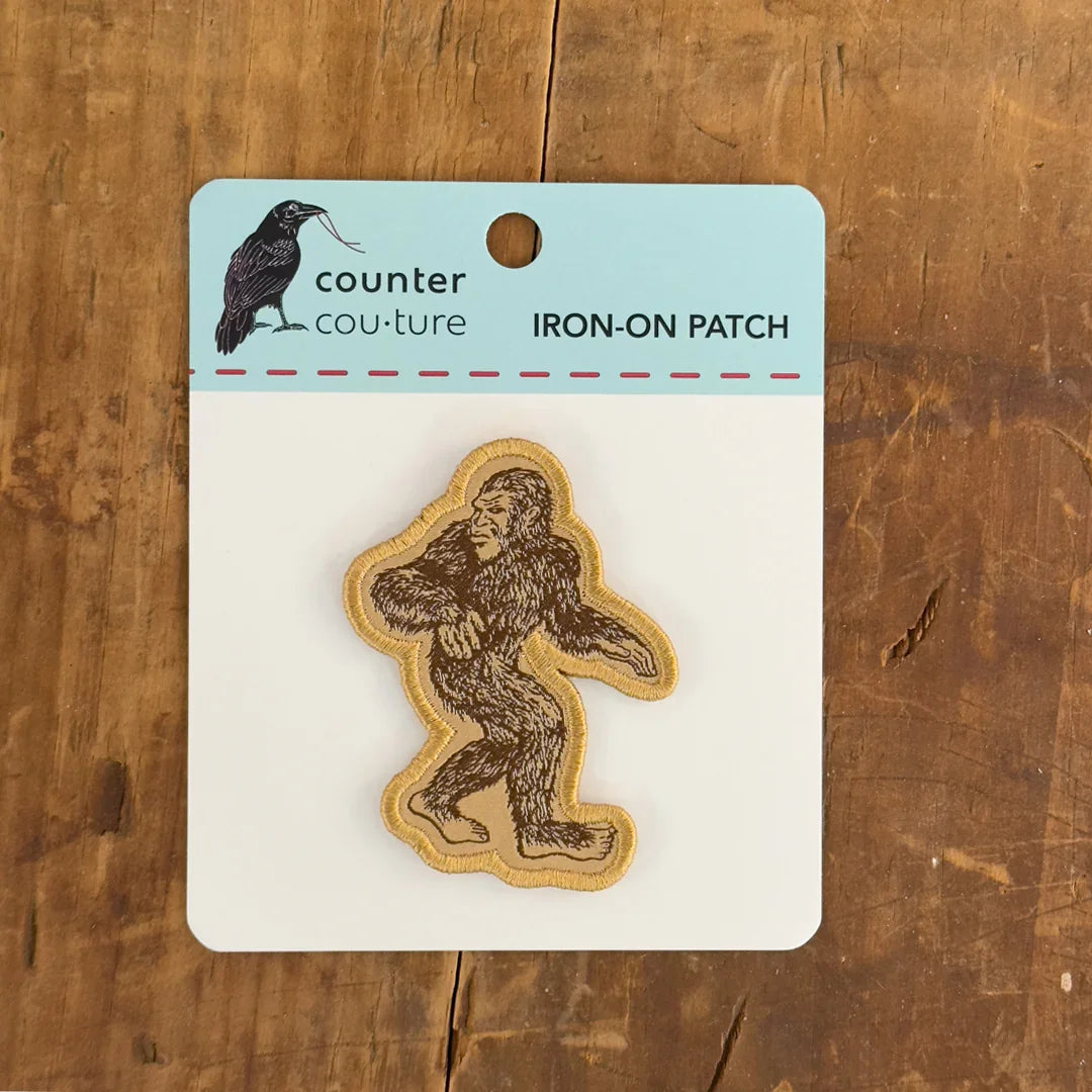Sasquatch Woven Patch – Iron-On Patch - Counter Couture
