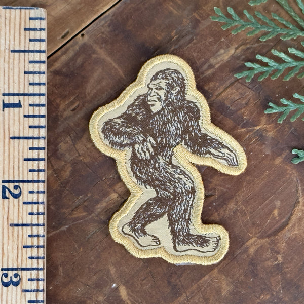 Sasquatch Woven Patch – Iron-On Patch