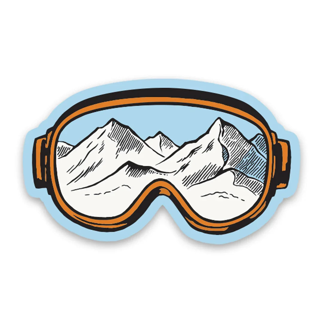 Slope Life Water Bottle Sticker - 3.50” Premium Vinyl, Weather Proof & Scratch Resistant - Counter Couture