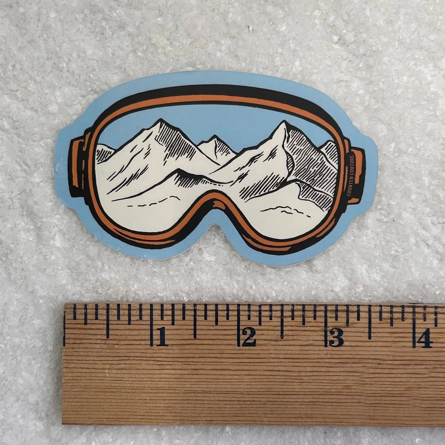 Slope Life Water Bottle Sticker - 3.50” Premium Vinyl, Weather Proof & Scratch Resistant - Counter Couture