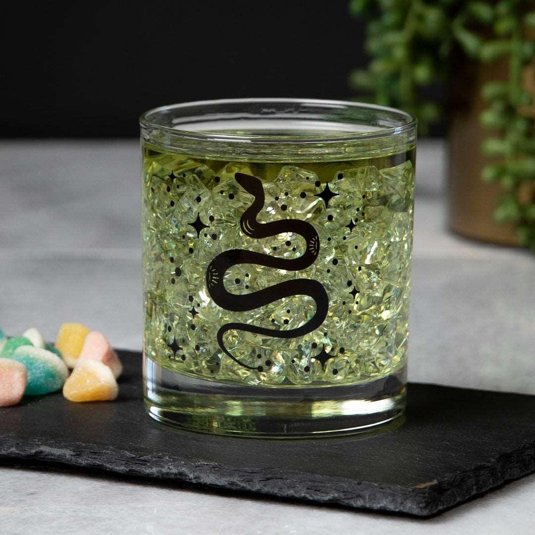 Grim Rocks Glass Set - Set of 4 11oz Whiskey Glasses - Counter Couture