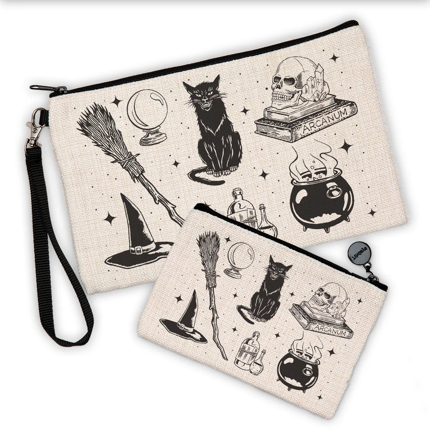 Spooky Halloween Zipper Pouch - Cute & Versatile for Travel, Makeup, or Coins! - Counter Couture