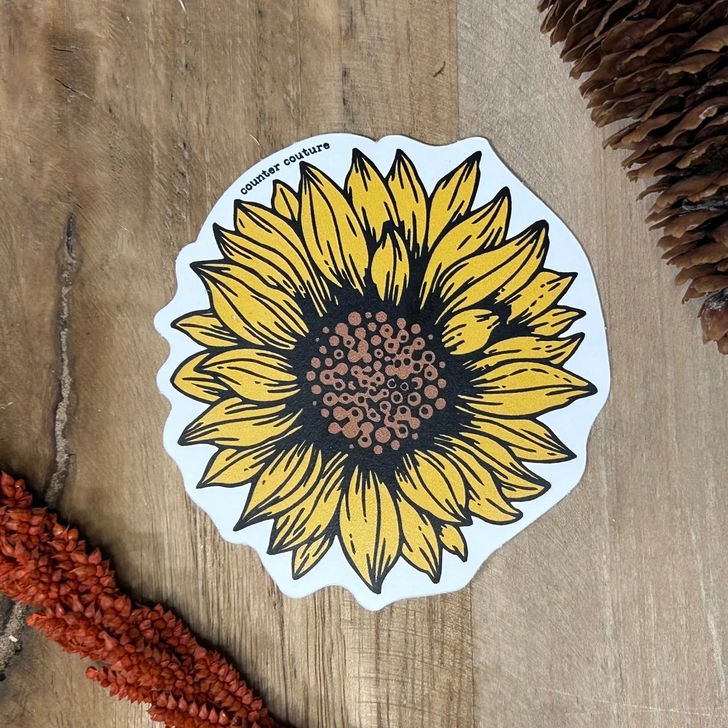 Sunflower Sticker - Counter Couture