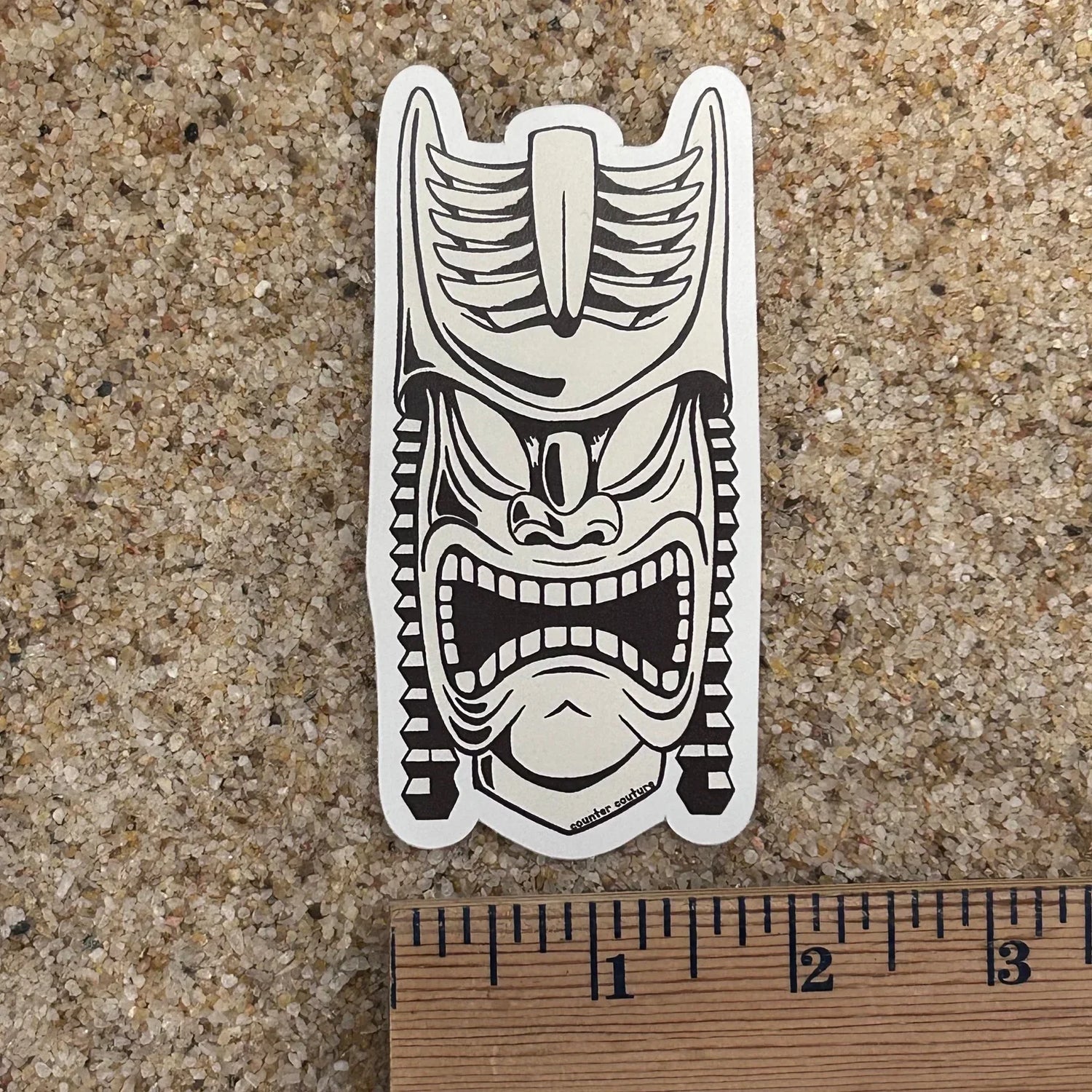 Tiki Sticker - Counter Couture