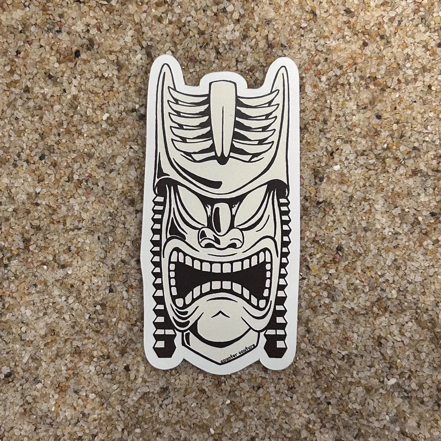 Tiki Sticker - Counter Couture
