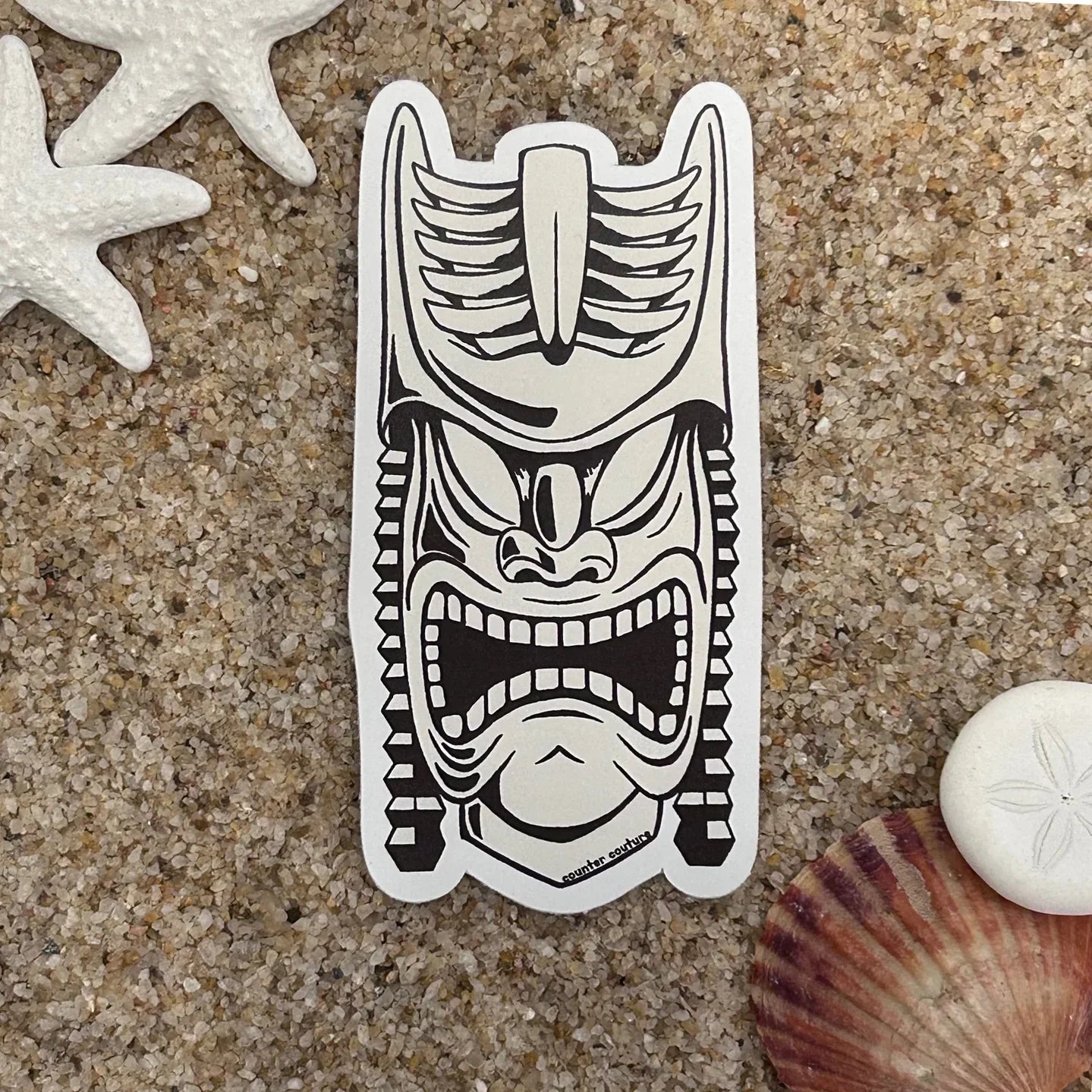 Tiki Sticker - Counter Couture
