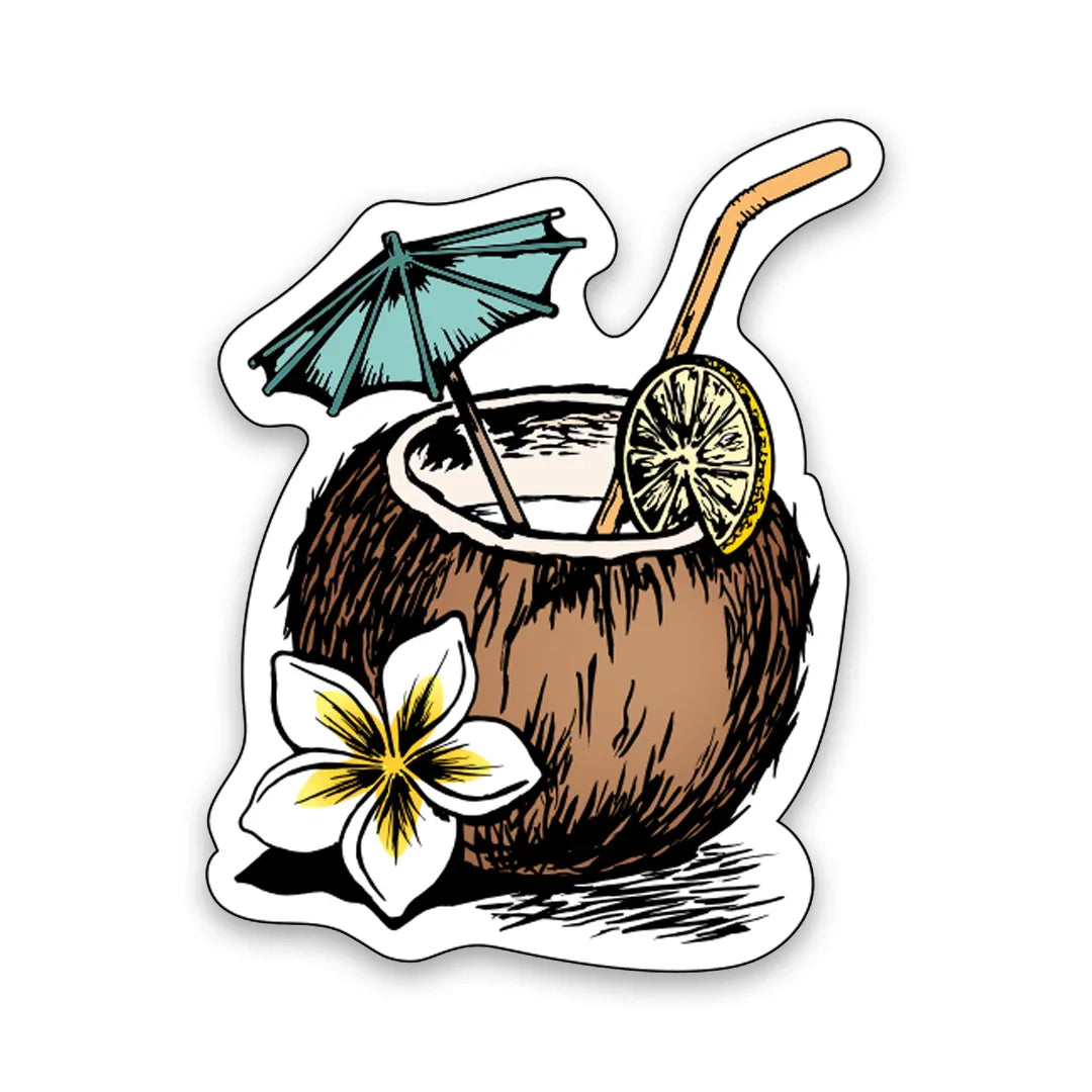 Tropical Drink Sticker - Counter Couture