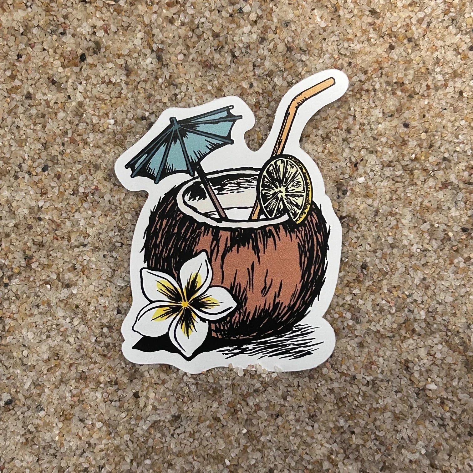 Tropical Drink Sticker - Counter Couture