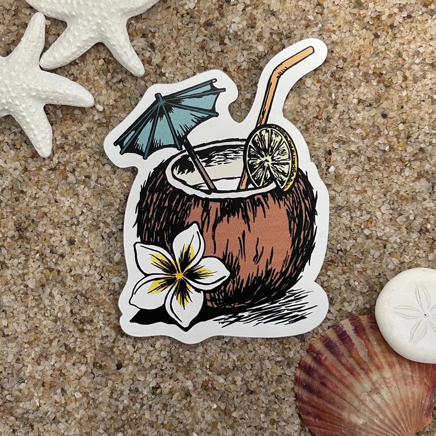 Tropical Drink Sticker - Counter Couture