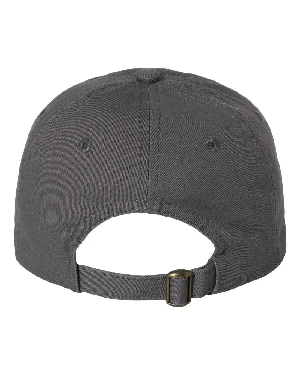 Skull Patch Classic Dad Hat – Charcoal Bio-Washed Cotton Cap - Counter Couture