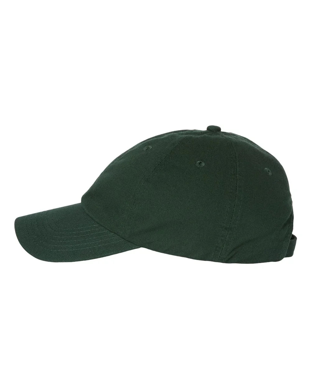 Mountain Scene Patch Classic Dad Hat – Forest Green Bio-Washed Cotton Cap - Counter Couture