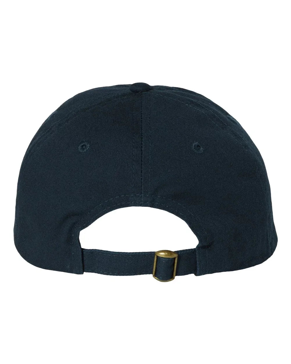 Bison Patch Classic Dad Hat – Navy Bio-Washed Cotton Cap - Counter Couture