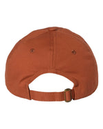 Mushroom Patch Classic Dad Hat – Rust Bio-Washed Cotton Cap - Counter Couture