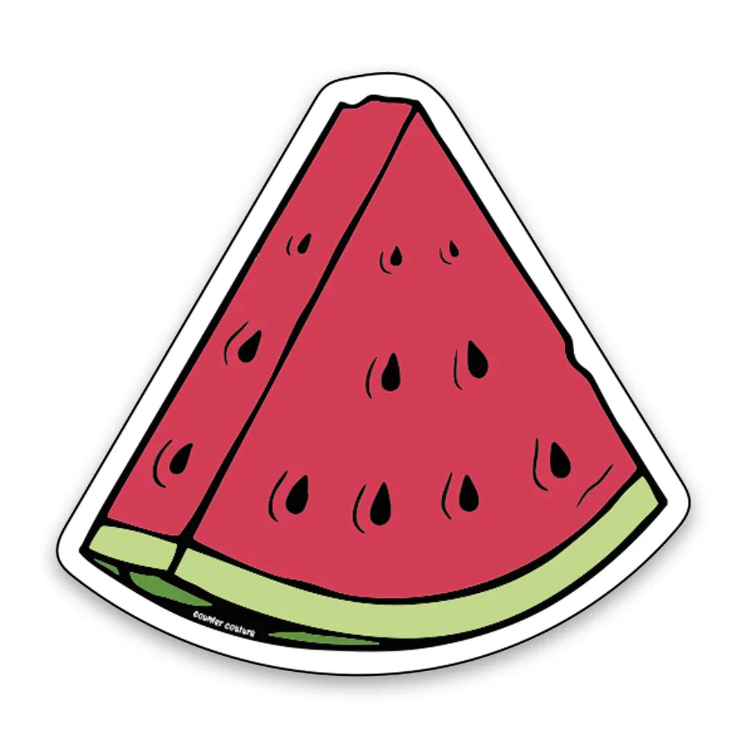 Watermelon Sticker - Colorful Fruit Sticker | Weather Proof Vinyl Decal - Counter Couture