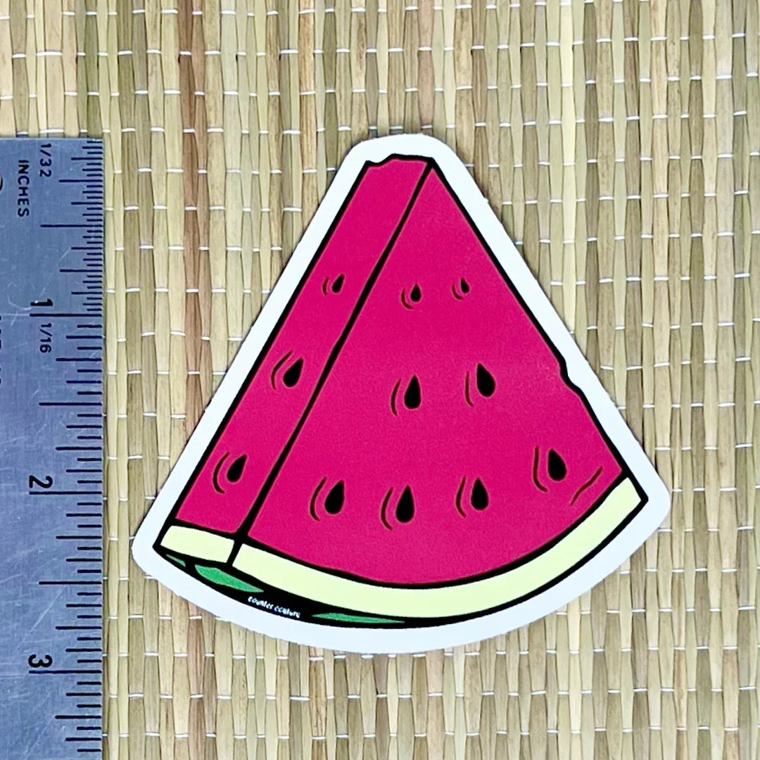 Watermelon Sticker - Colorful Fruit Sticker | Weather Proof Vinyl Decal - Counter Couture