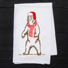 Winter Grizzly Bear Flour Sack Towel