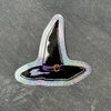 Witch Hat Vinyl Sticker - Waterproof & Scratch Proof Perfect for Water Bottles & Laptops