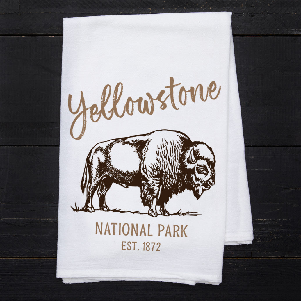 Yellowstone Flour Sack Towel - Counter Couture