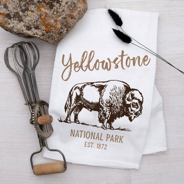 Yellowstone Flour Sack Towel