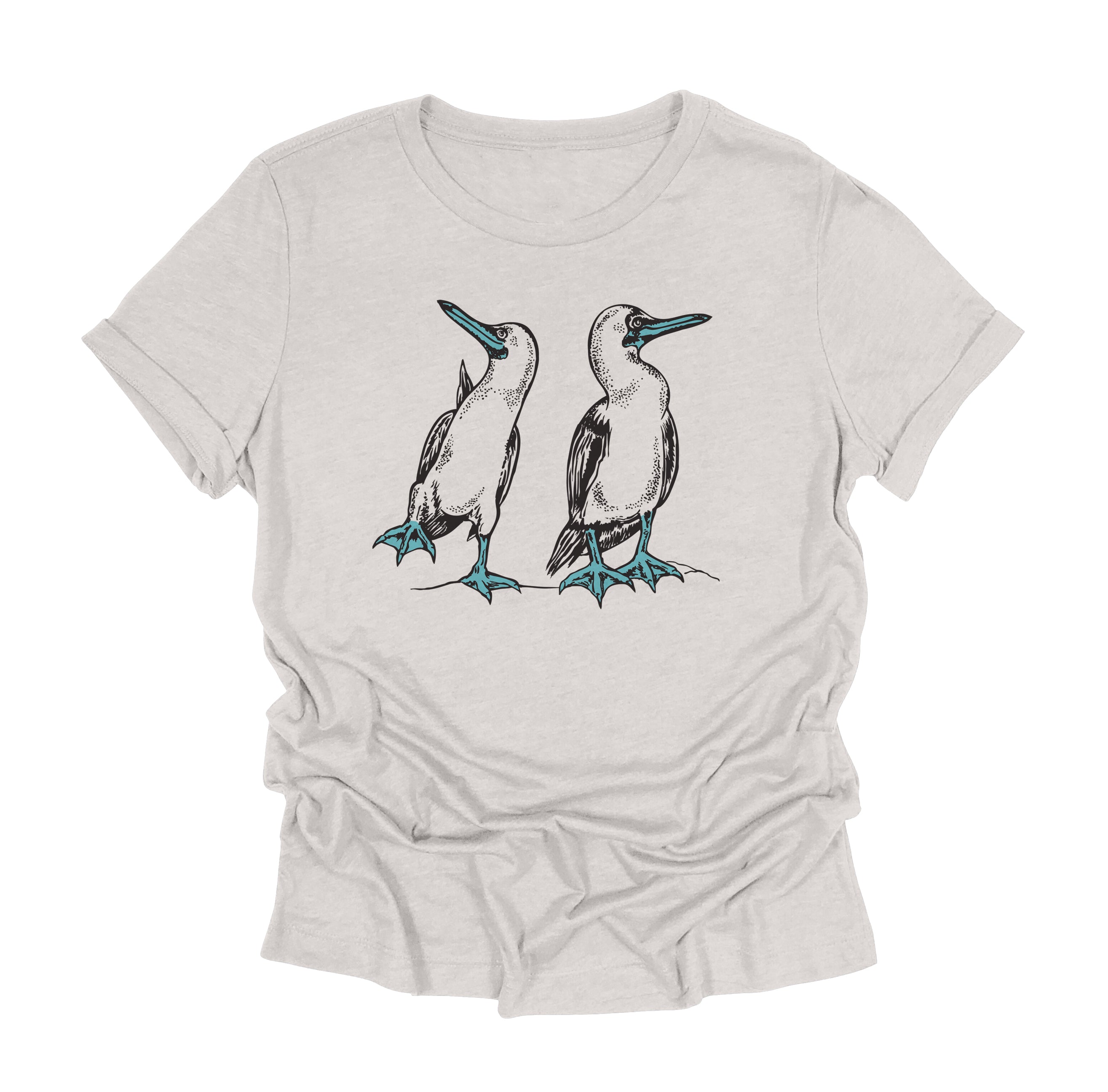 Blue Footed Booby T-Shirt – Women's Graphic Tee | Soft Cotton Blend, Eco Friendly Shirt
