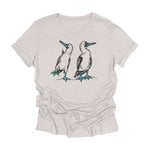 Blue Footed Booby T-Shirt – Women's Graphic Tee | Soft Cotton Blend, Eco Friendly Shirt - Counter Couture