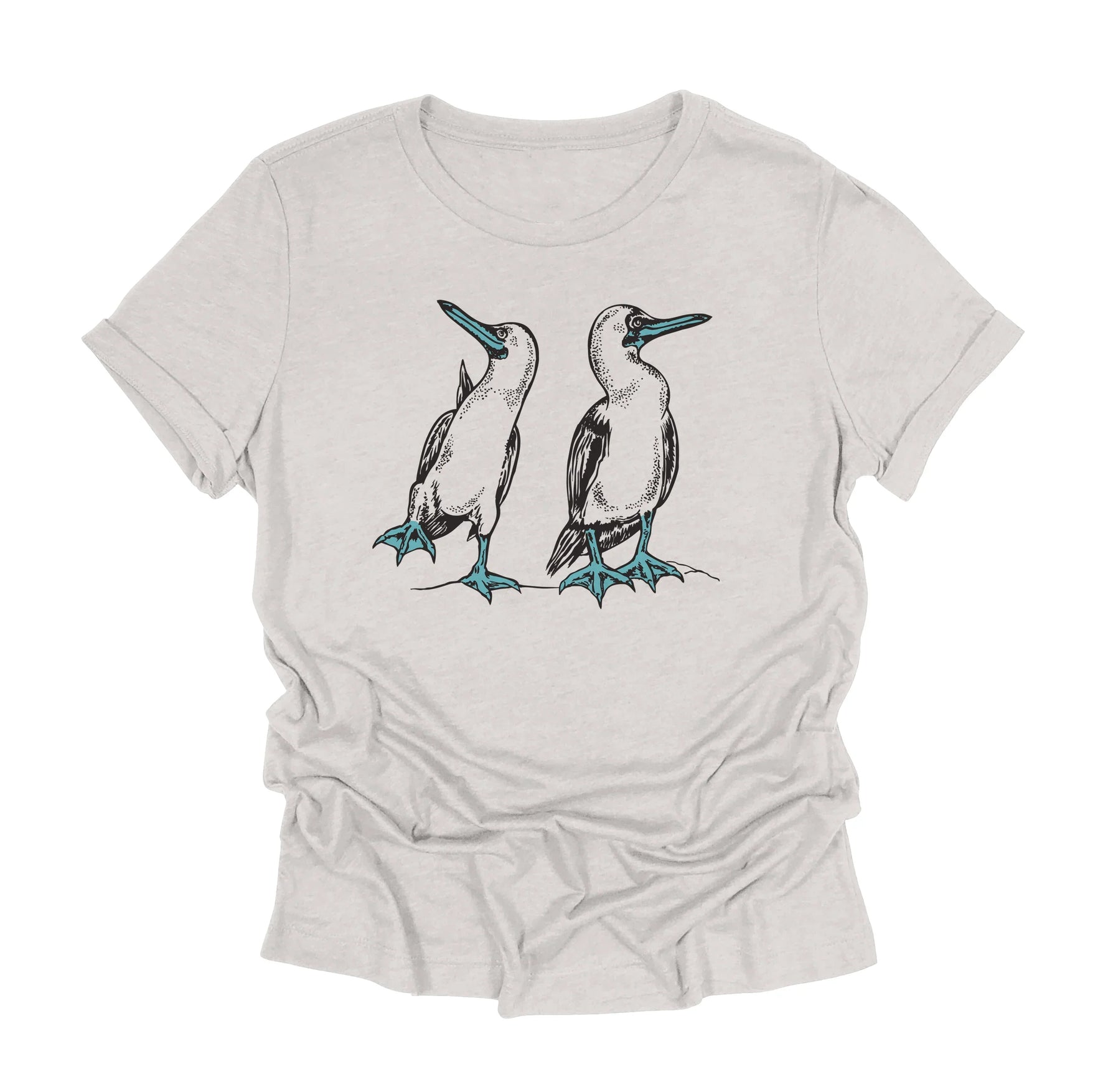 Blue Footed Booby T-Shirt – Women's Graphic Tee | Soft Cotton Blend, Eco Friendly Shirt - Counter Couture