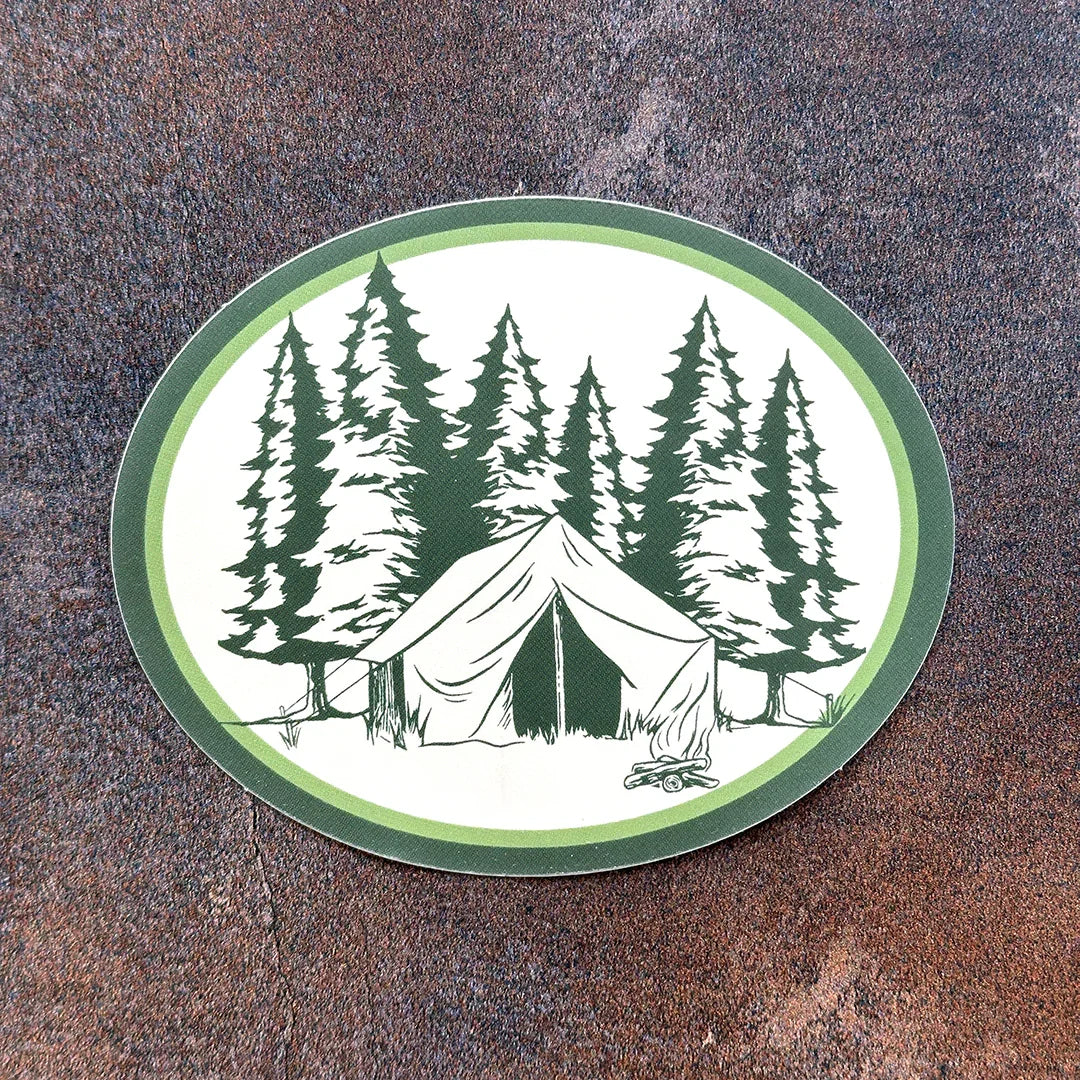 Camping Badge Sticker - Counter Couture