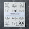 Cat Faces Swedish Dish Cloth