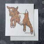 Baby Goat Swedish Dishcloth - Eco-Friendly & Biodegradable - Counter Couture