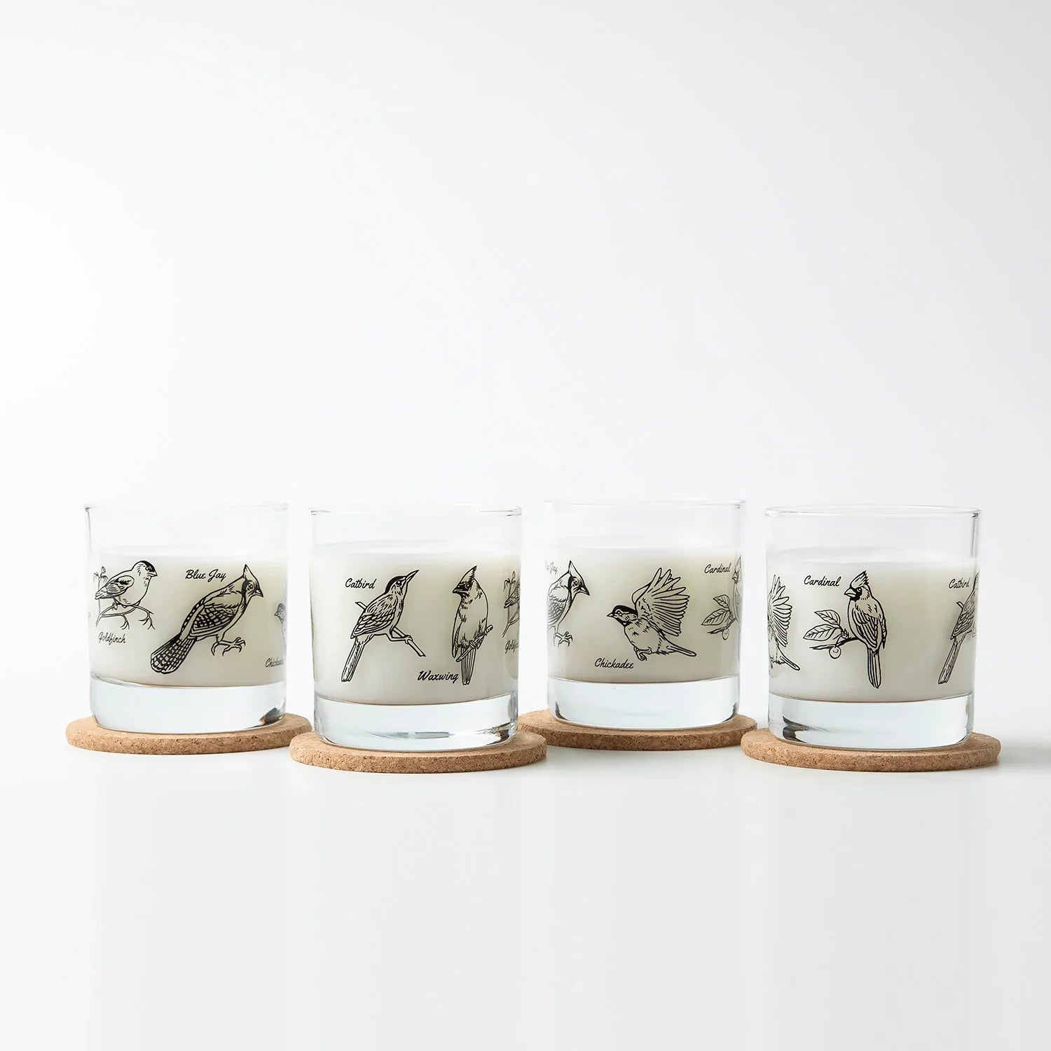 Backyard Birds Rocks Glass - 11oz Whiskey Glass - Locally Made - Counter Couture