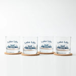 Lake Life Rocks Glass - 11oz Whiskey Glass - Locally Made - Counter Couture