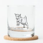 Baby Goat Rocks Glass - 11oz Whiskey Glass - Locally Made - Counter Couture